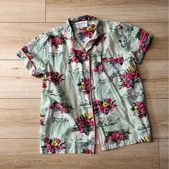 LAZY BONES (AU) Pajama Style Button Down - Picture 1 of 7